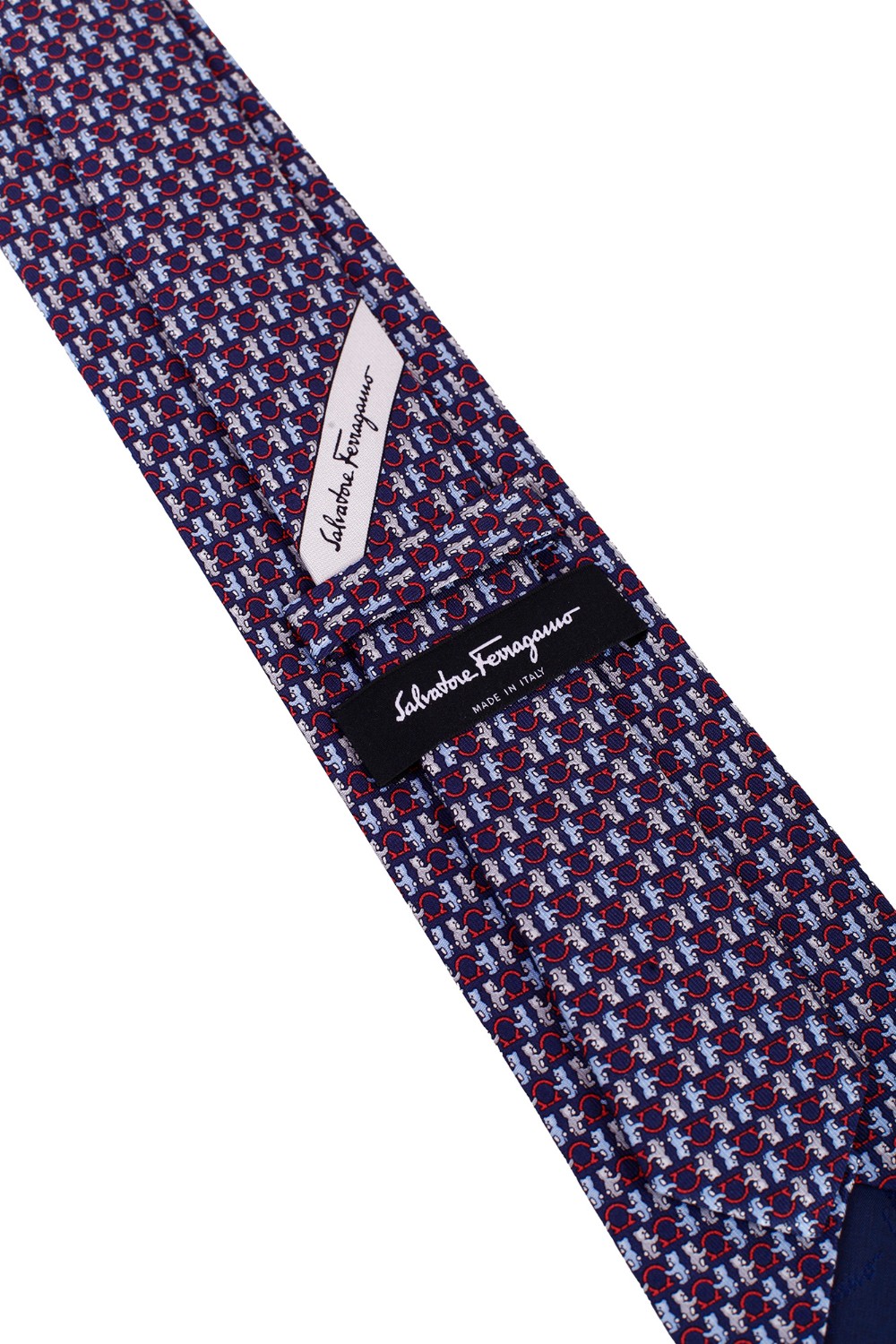 shop SALVATORE FERRAGAMO  Cravatta: Salvatore Ferragamo cravatta in seta stampa "Reddy".
Cravatta in pura seta decorata con stampa gancini e orsi.
Composizione: 100% Seta.
Fabbricata in Italia.. REDDY 350843-0759100 number 1423683